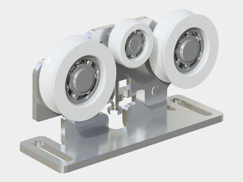 Комплект кареток (арт. ad-15sp, 4 шт.) в приводе серии ad-sp.