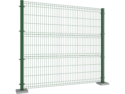 Заборные секции из сварной сетки серии “Оптима”