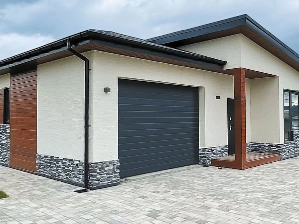 Секционные ворота 2500х2050 мм антрацитовые DoorHan rsd02, sterlitamak.doorhan.ru