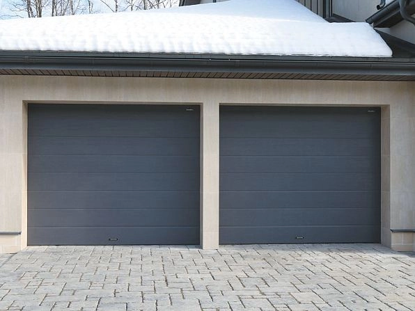 Секционные ворота 2500х2050 мм антрацитовые DoorHan rsd02, sterlitamak.doorhan.ru